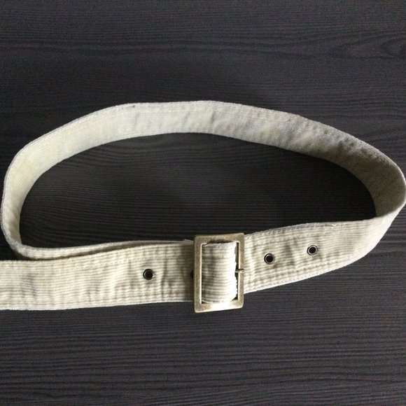 Beige Corduroy Belt - Picture 2 of 4